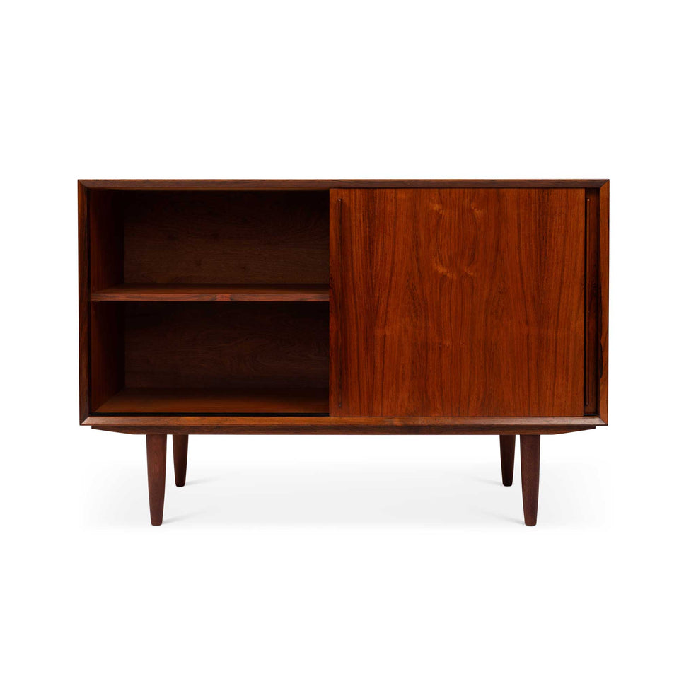 Vintage Danish Mid-Century Rosewood Two-Door Credenza