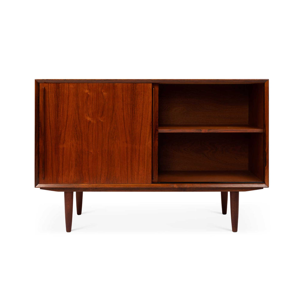 Vintage Danish Mid-Century Rosewood Two-Door Credenza
