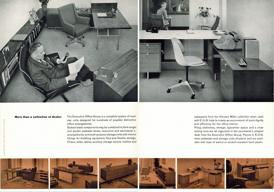 George Nelson 8000 Executive Series Credenza for Herman Miller in Walnut