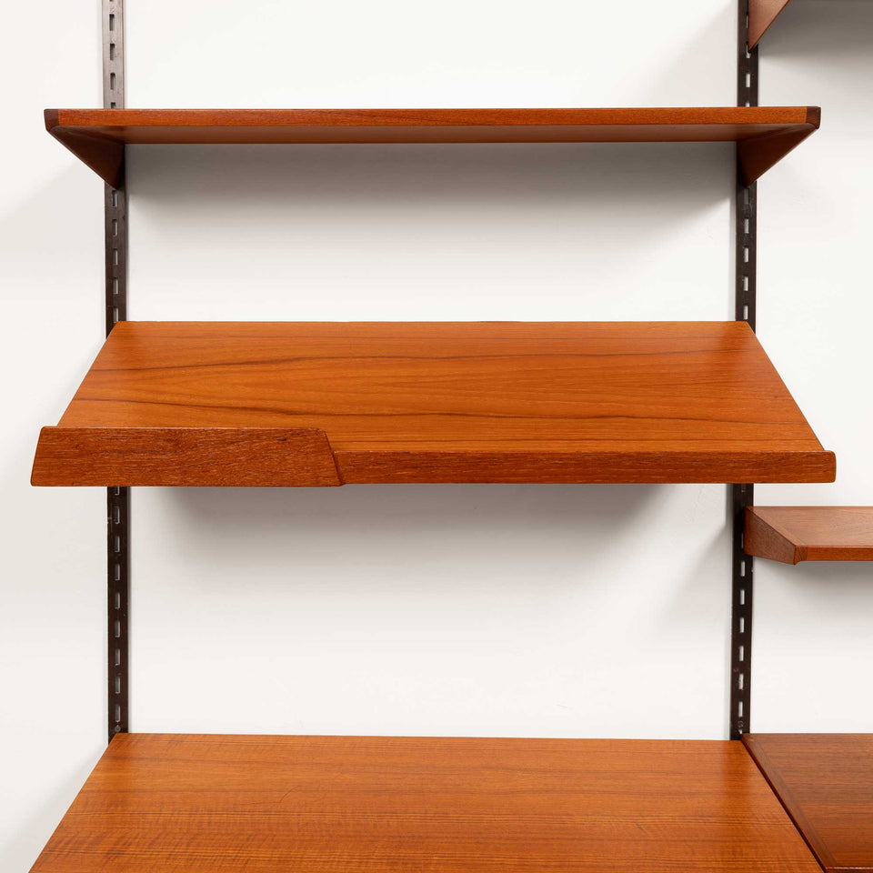 Vintage Kai Kristansen Teak Wall System w/Desk