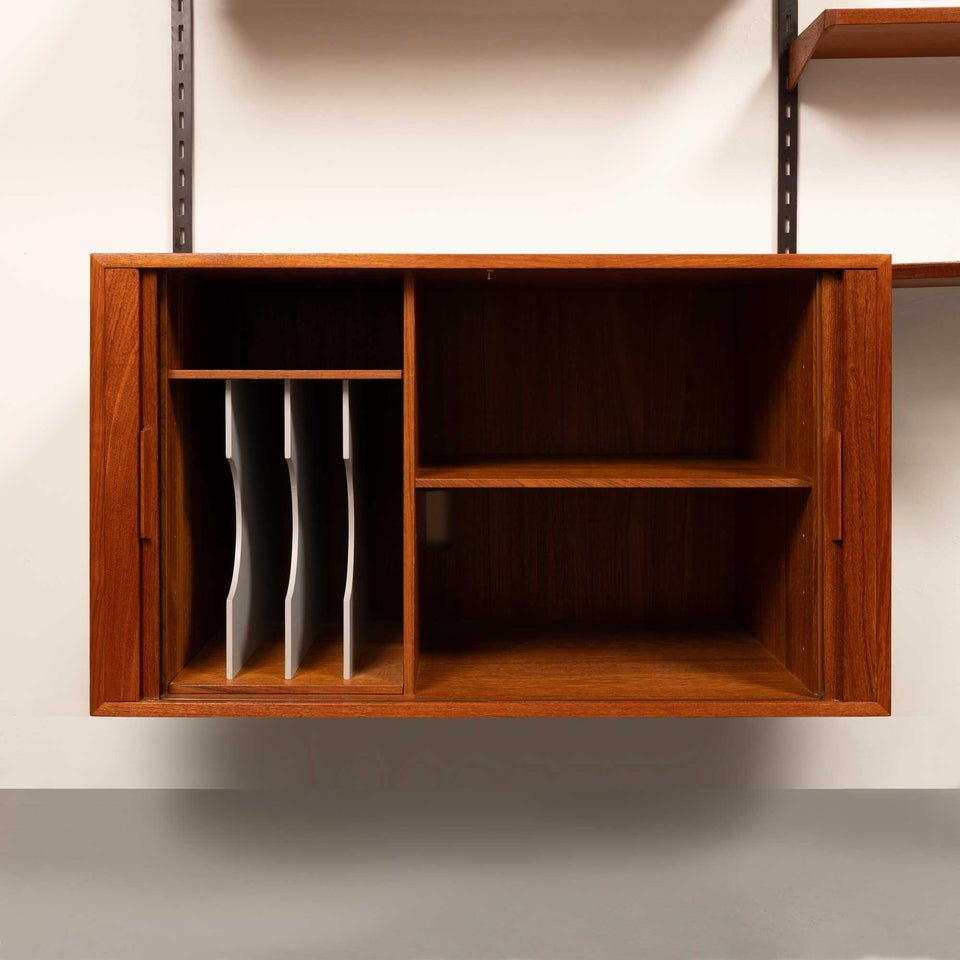 Vintage Kai Kristansen Teak Wall System w/Desk