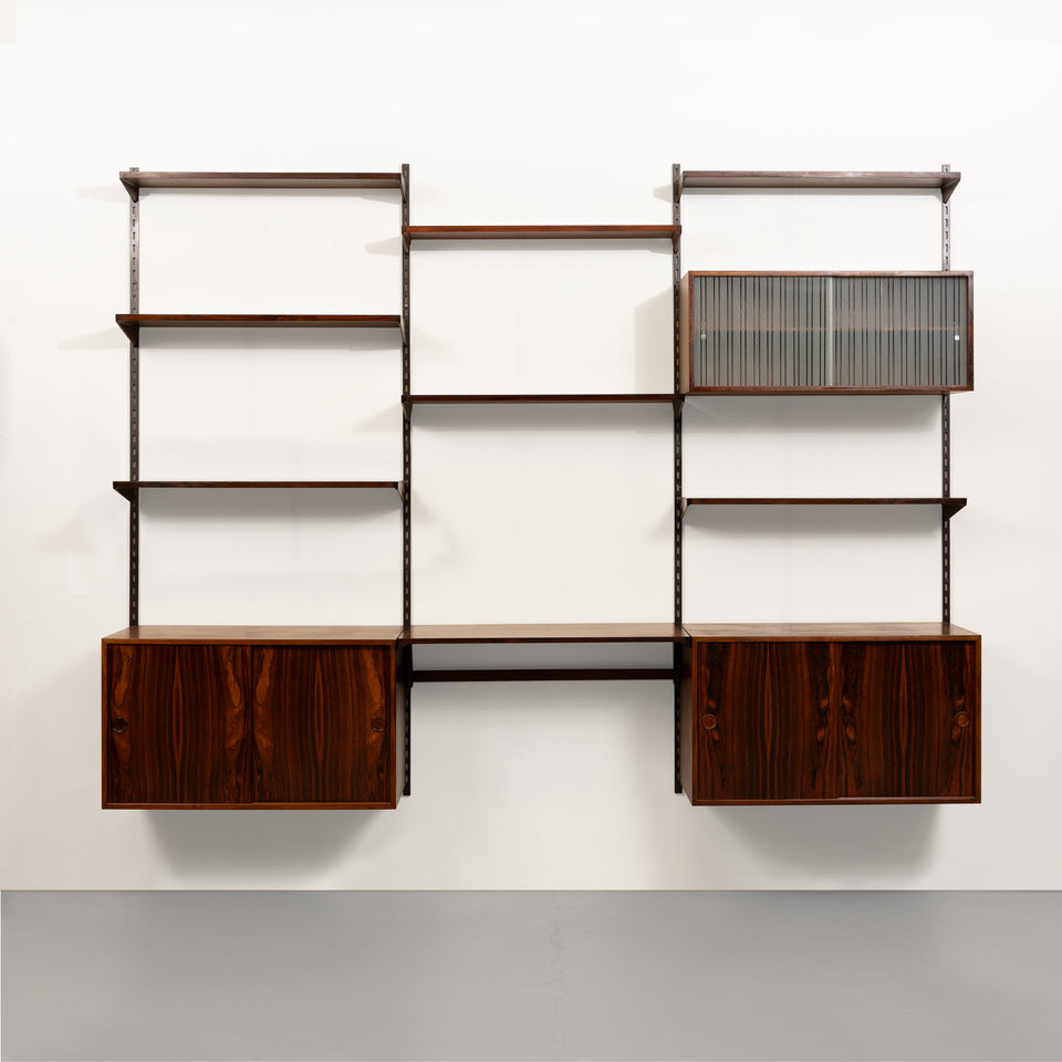Vintage Kai Kristiansen's FM Reolsystem Shelving System in Rosewood 1960s