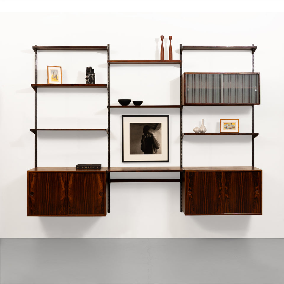 Vintage Kai Kristiansen's FM Reolsystem Shelving System in Rosewood 1960s