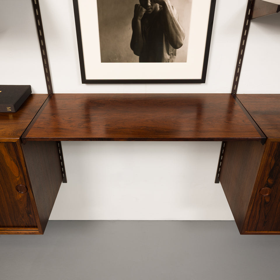 Vintage Kai Kristiansen's FM Reolsystem Shelving System in Rosewood 1960s