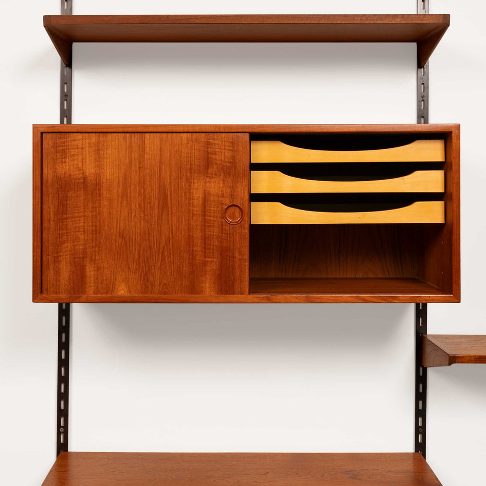 Kai Kristansen Teak Wall System Danish Mid-Century 1960s