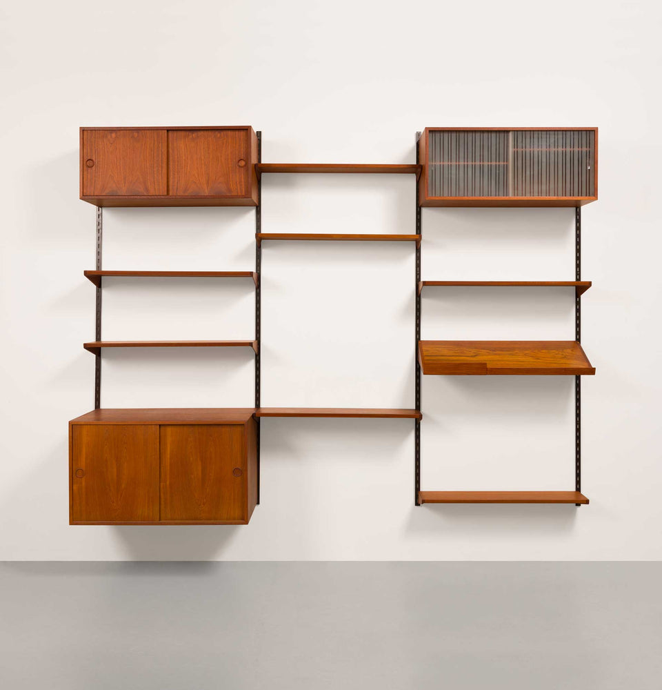 Kai Kristansen Teak Wall System Danish Mid-Century 1960s