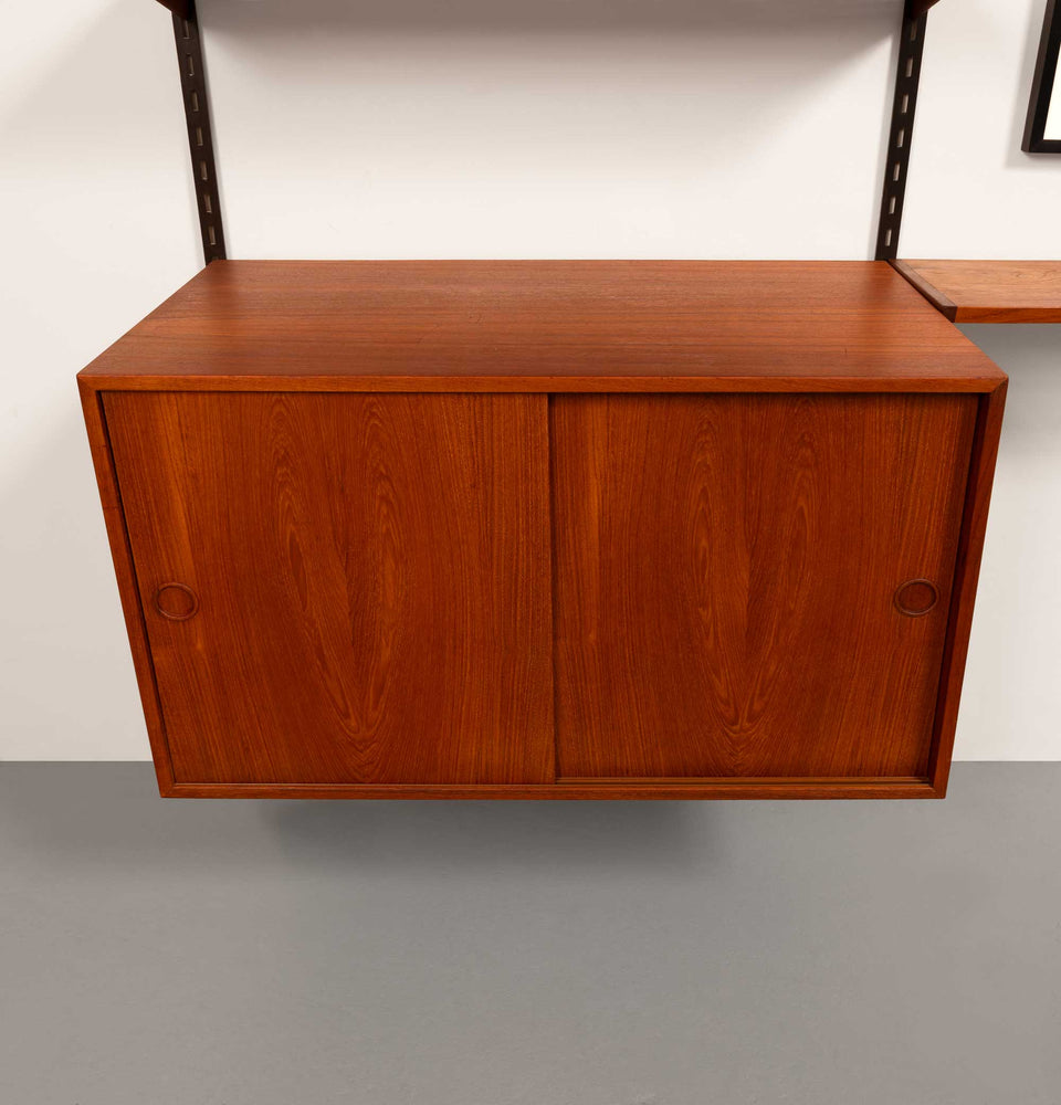 Kai Kristansen Teak Wall System Danish Mid-Century 1960s