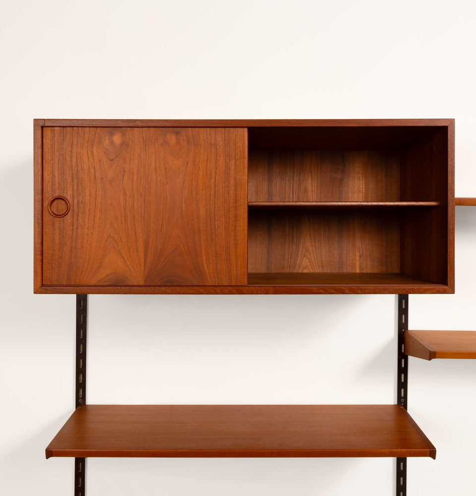 Kai Kristansen Teak Wall System Danish Mid-Century 1960s