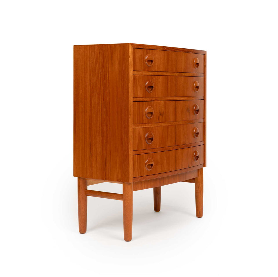 Vintage Kai Kristiansen Teak Chest of Drawers / Dresser / Entry Table 1960s
