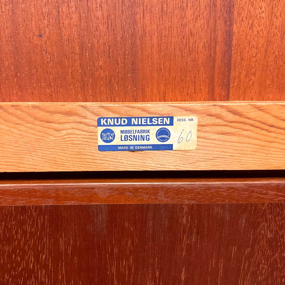 Vintage Teak Expanding Dining Table by Knud Nielsen for Møbelfabrik Løsning