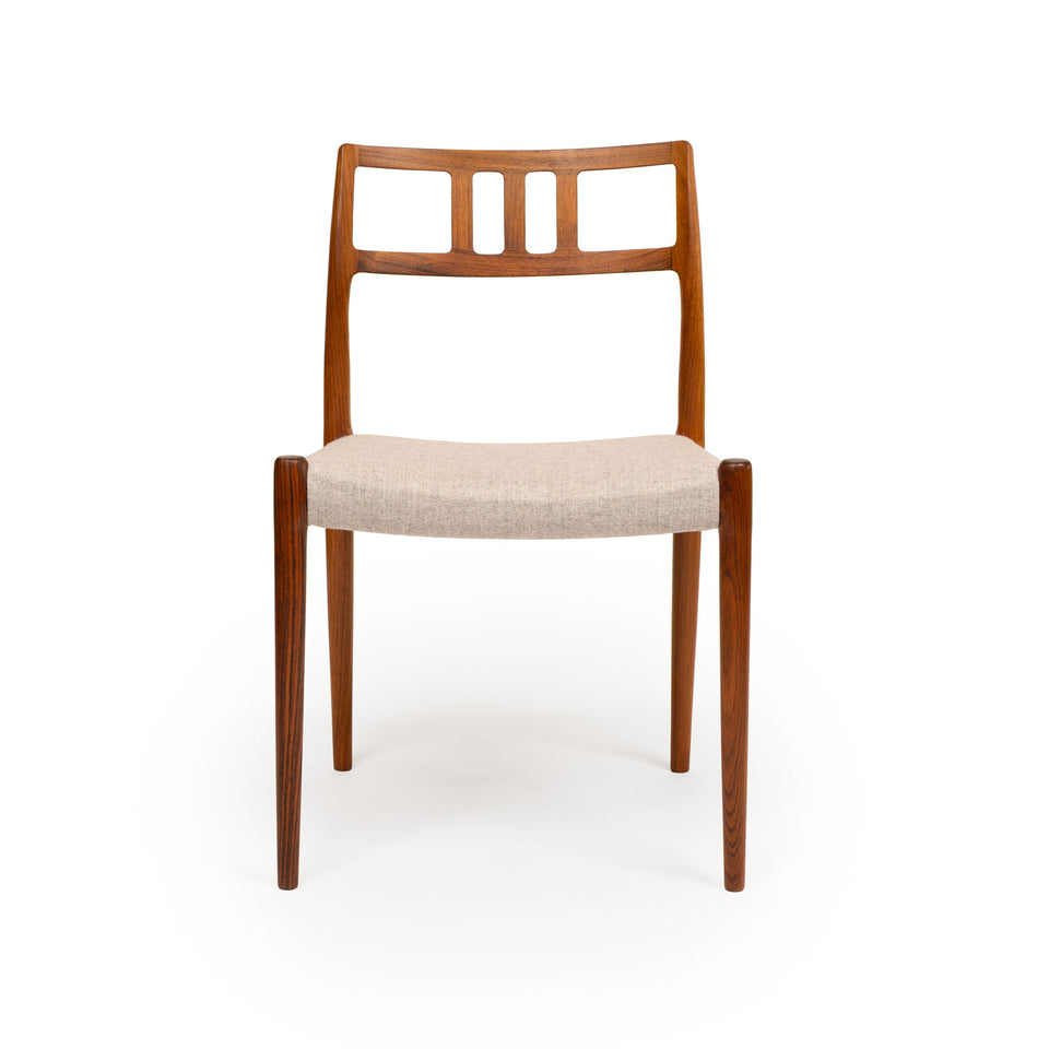 Vintage Danish Mid-Century Niels Otto Møller no. 79 Rosewood Dining Chairs (Set of 4)