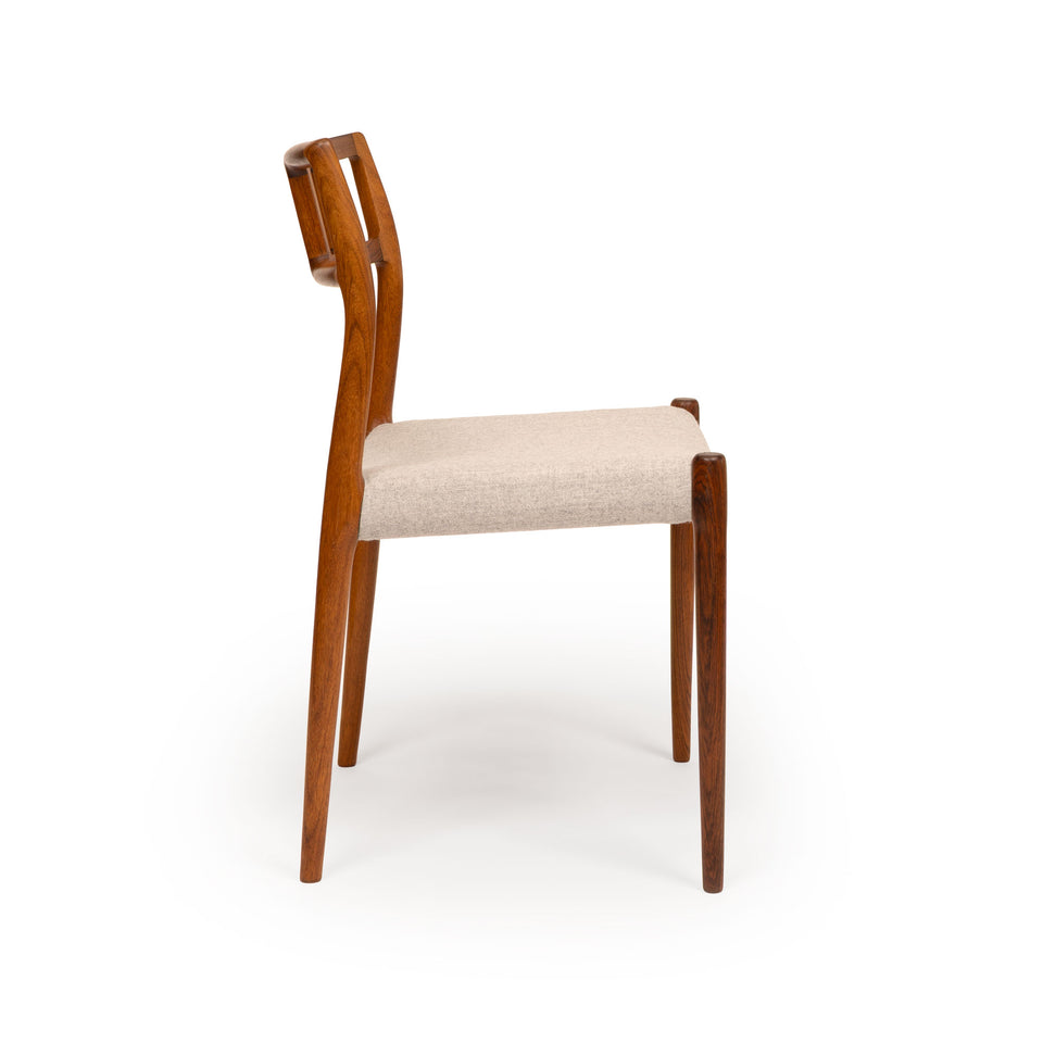 Vintage Danish Mid-Century Niels Otto Møller no. 79 Rosewood Dining Chairs (Set of 4)