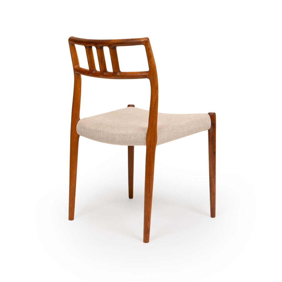 Vintage Danish Mid-Century Niels Otto Møller no. 79 Rosewood Dining Chairs (Set of 4)