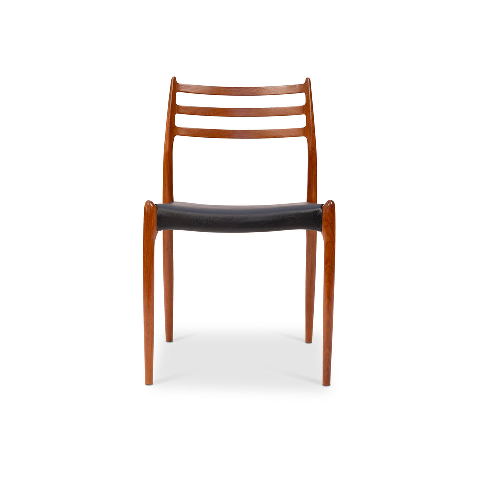 Vintage Niels Otto Møller 78 Dining Chairs in Solid Teak Set of 4