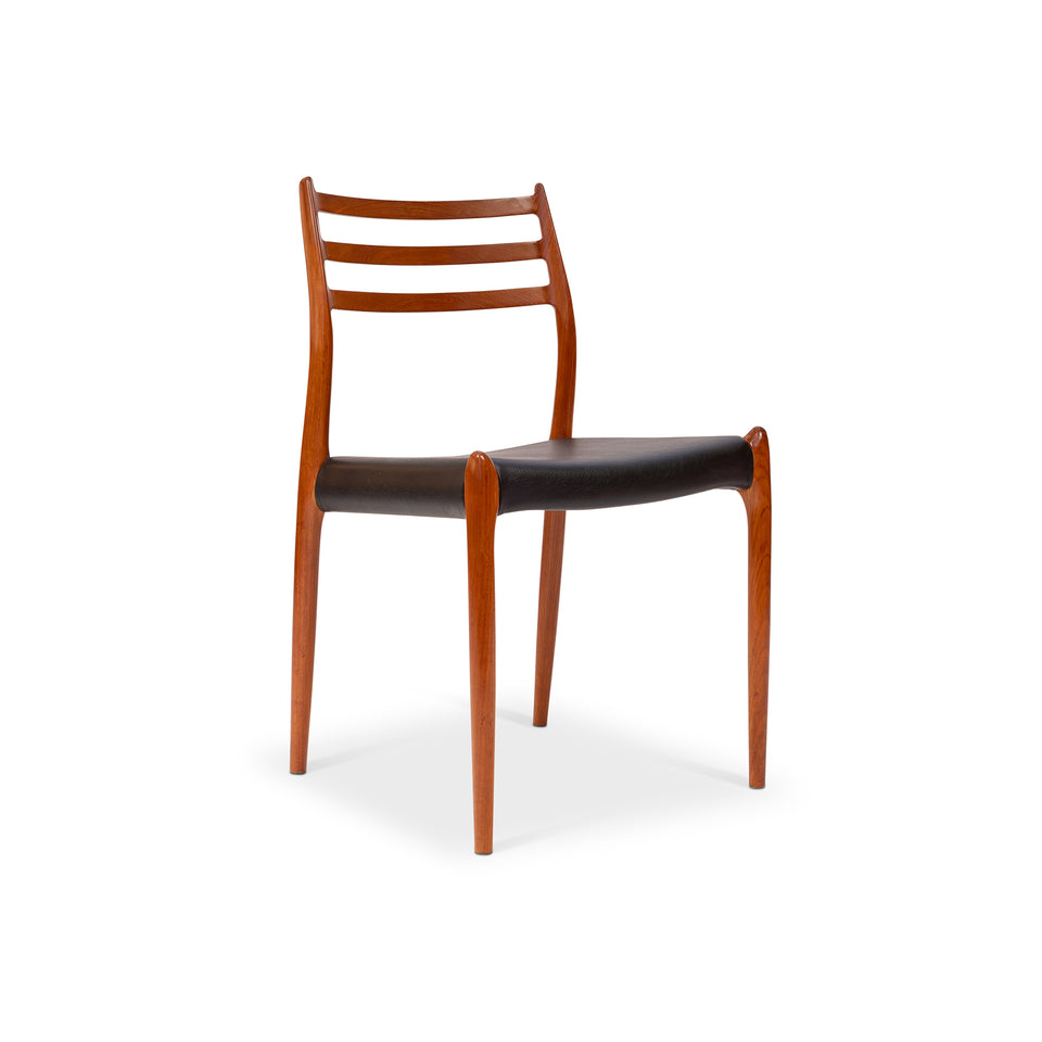 Vintage Niels Otto Møller 78 Dining Chairs in Solid Teak Set of 4