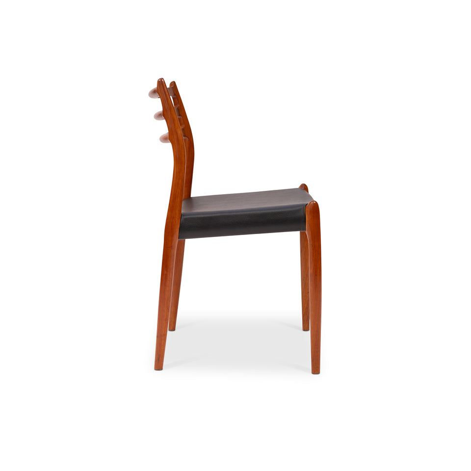 Vintage Niels Otto Møller 78 Dining Chairs in Solid Teak Set of 4