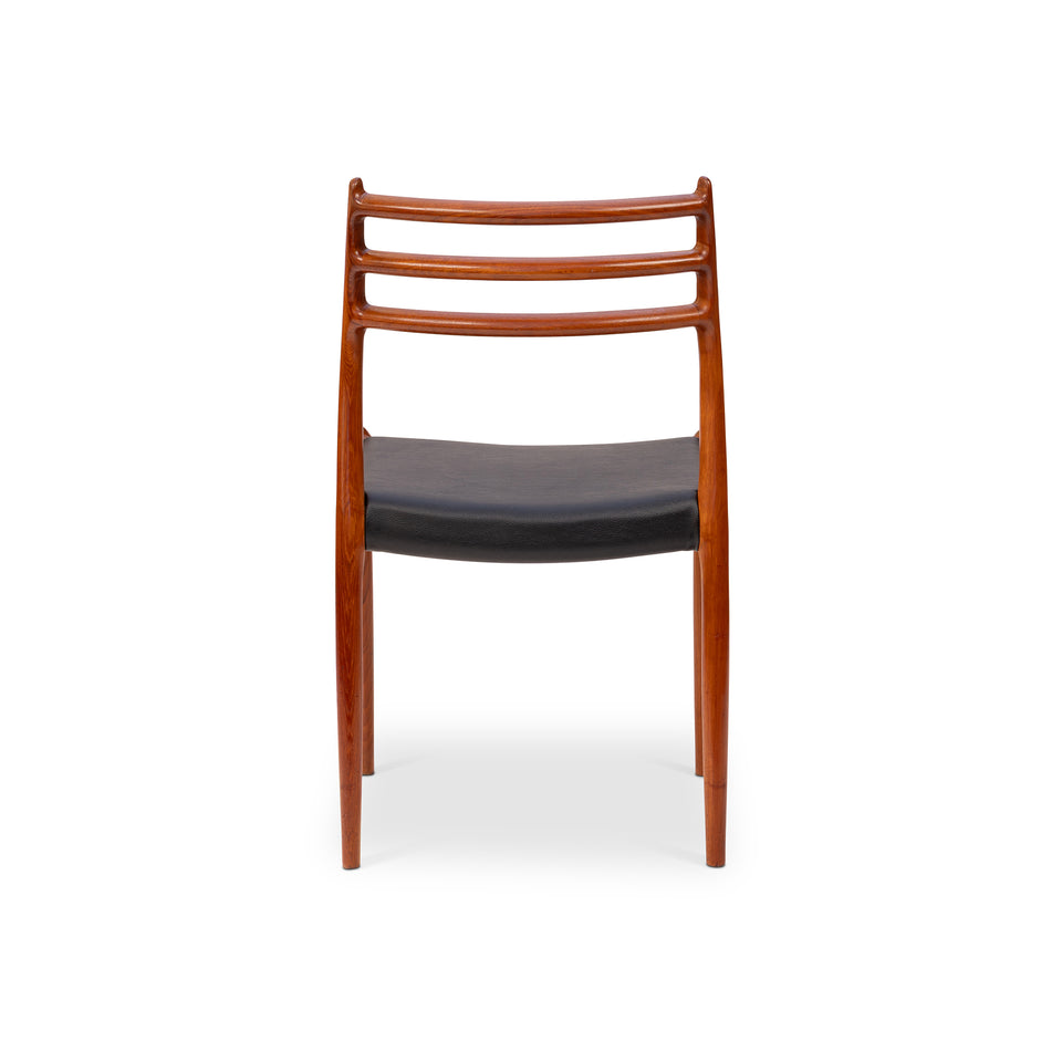 Vintage Niels Otto Møller 78 Dining Chairs in Solid Teak Set of 4