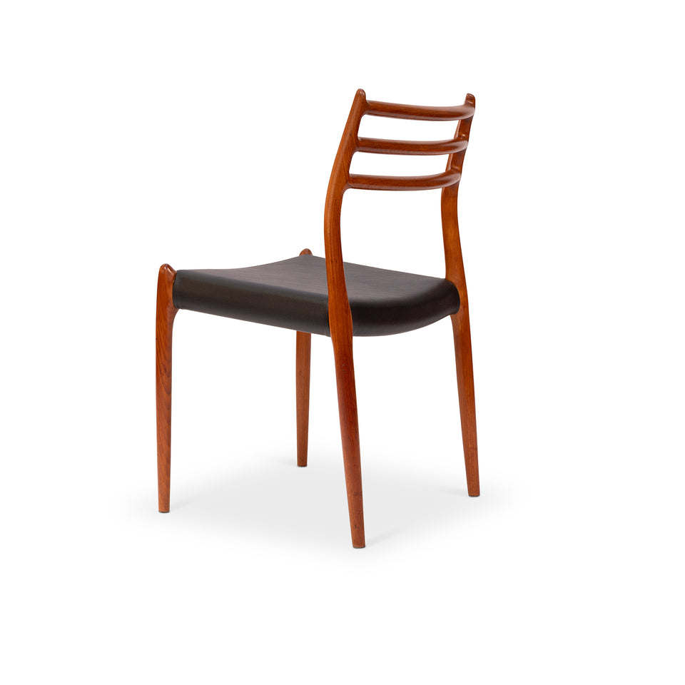 Vintage Niels Otto Møller 78 Dining Chairs in Solid Teak Set of 4