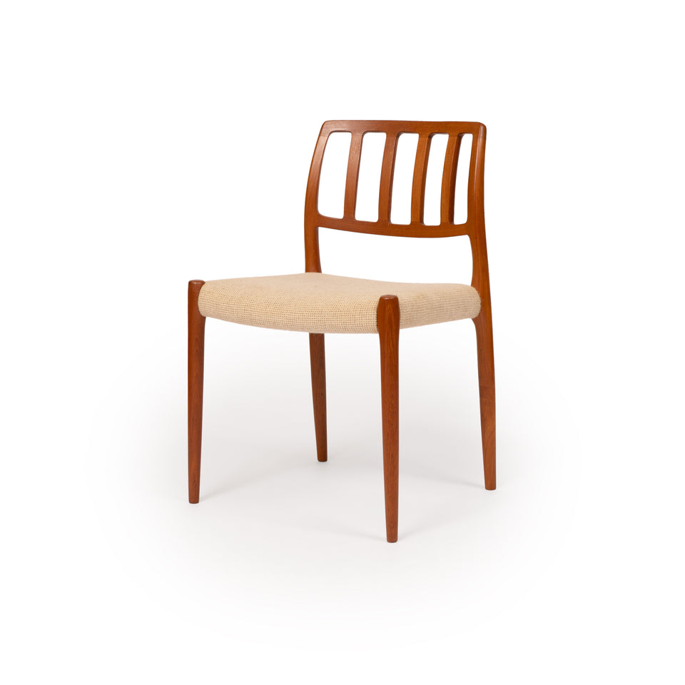 Vintage Danish Mid-Century Niels Otto Møller no. 83 Teak Dining Chairs (Set of 6)