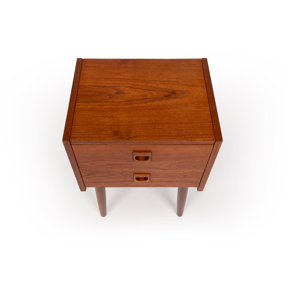 Vintage Danish Mid-Century Teak Nightstand 1960s