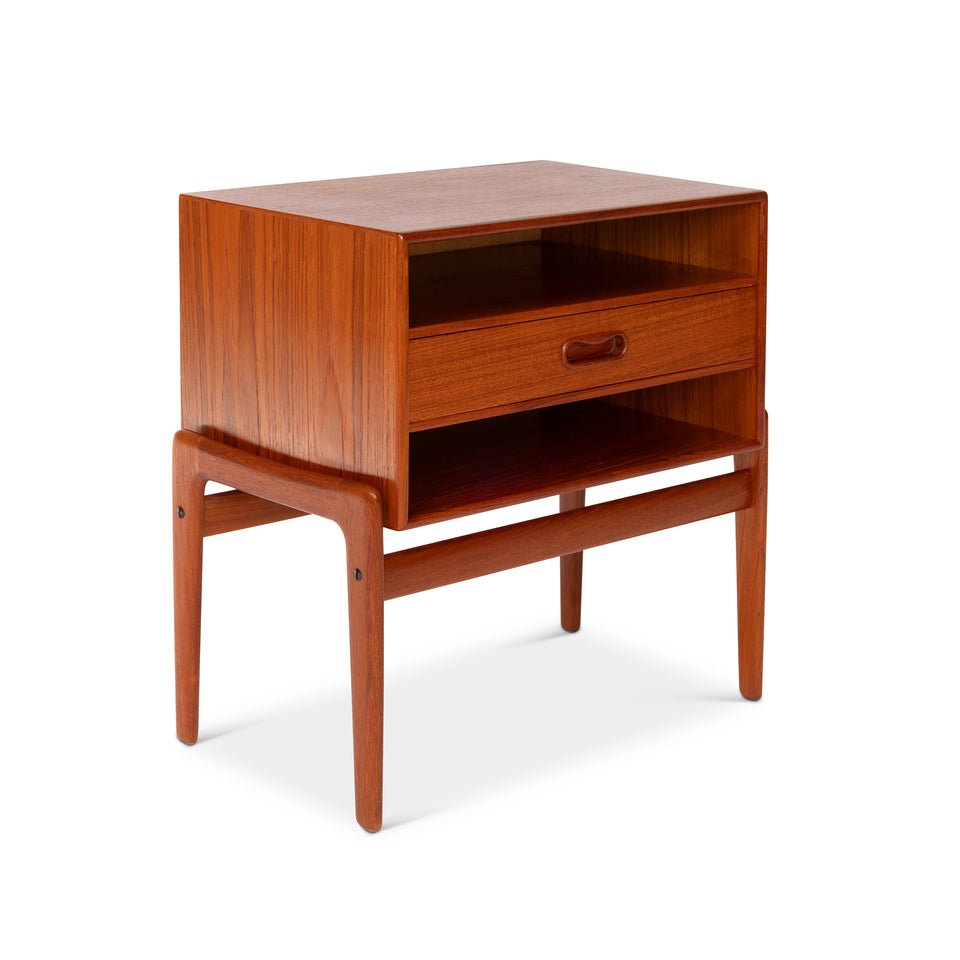 Vintage 1960s Arne Vodder Teak Side Tables for Vamo Sonderborg - Pair