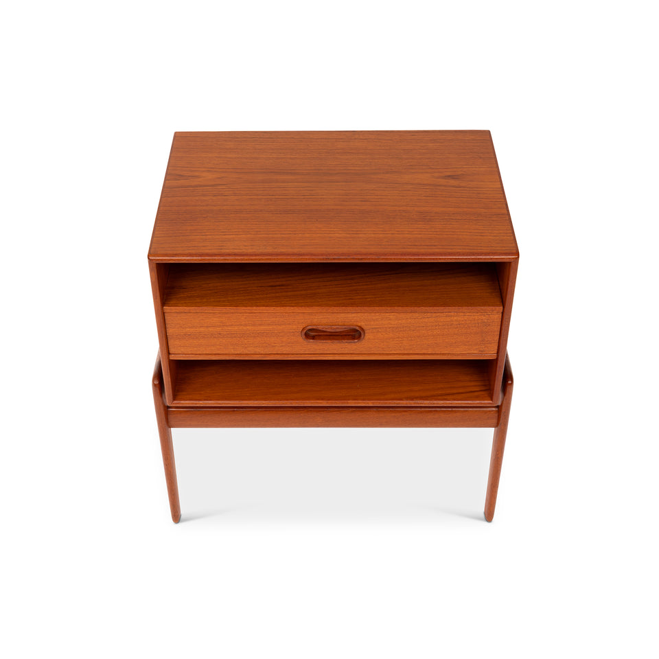 Vintage 1960s Arne Vodder Teak Side Tables for Vamo Sonderborg - Pair