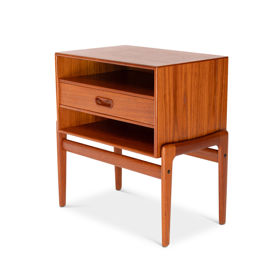 Vintage 1960s Arne Vodder Teak Side Tables for Vamo Sonderborg - Pair