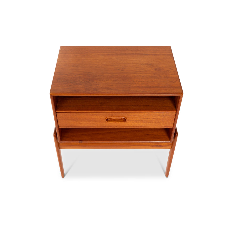 Vintage 1960s Arne Vodder Teak Side Tables for Vamo Sonderborg - Pair