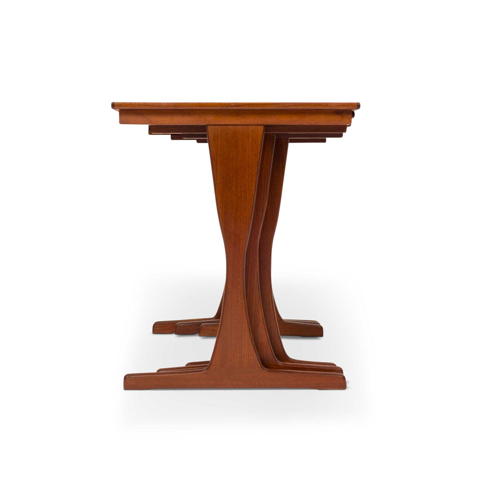 Vintage Danish Mid-Century Teak Nesting Tables