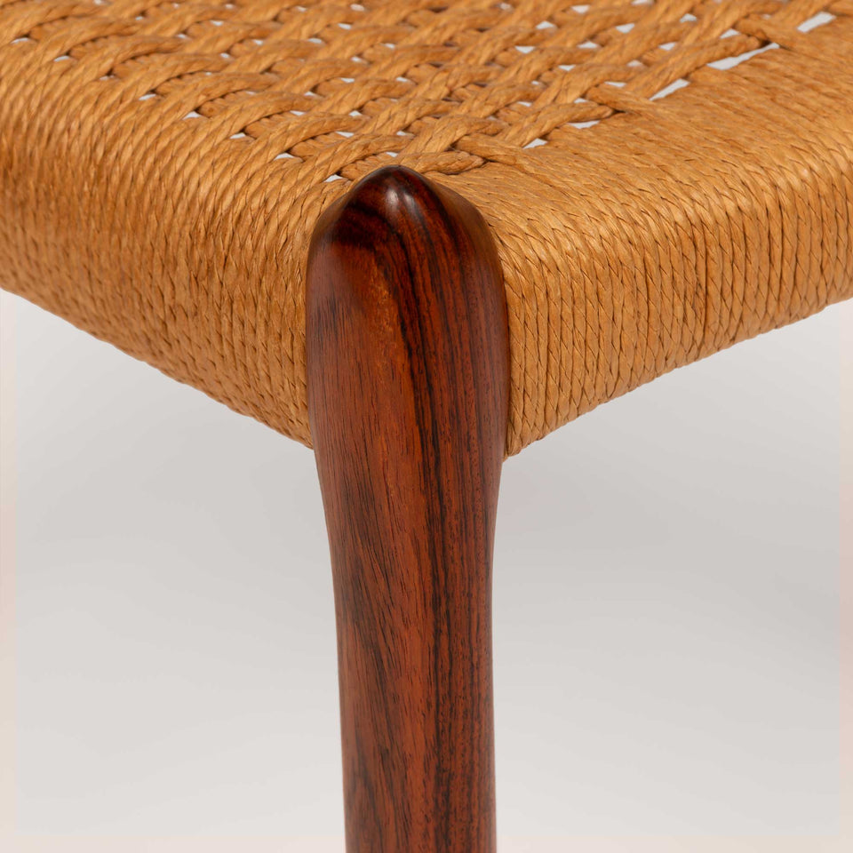 Vintage Niels Otto Møller Model 78 & 62 Dining Chairs – Rosewood Danish Cord Set of 8