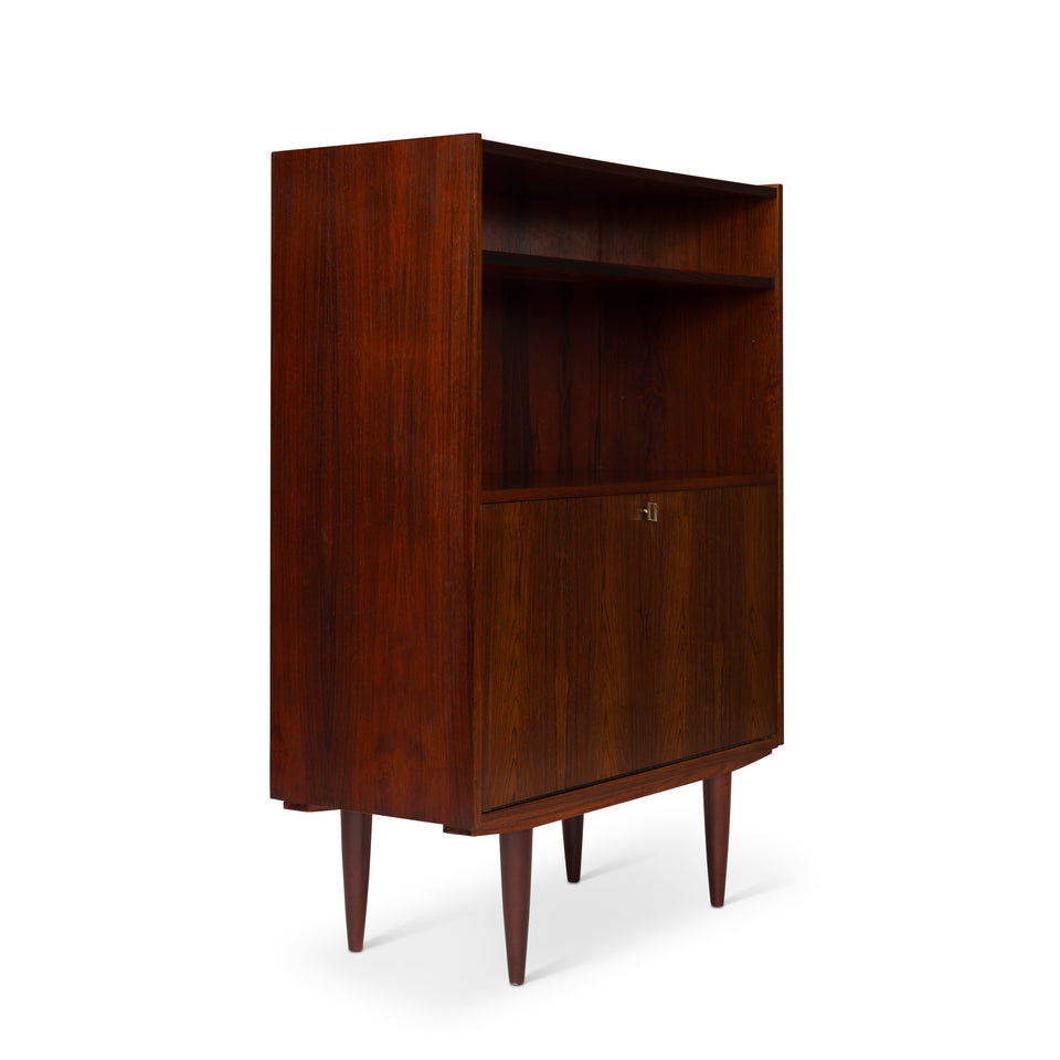 Vintage Danish Mid-Century Hutch/Bar Cabinet