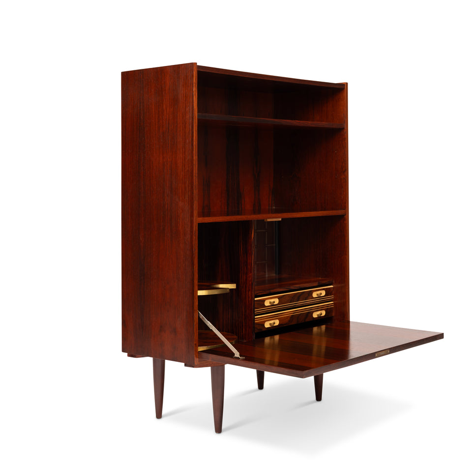 Vintage Danish Mid-Century Hutch/Bar Cabinet