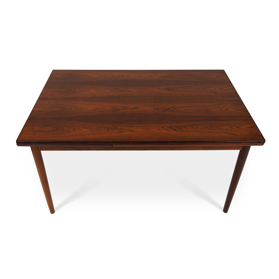 Vintage Danish Mid-Century Neils Otto Møller Rosewood Expandable Dining Table