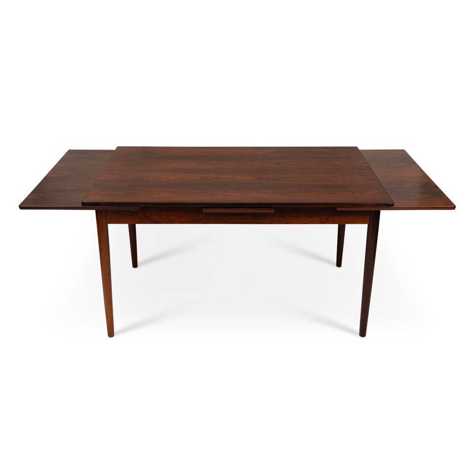 Vintage Danish Mid-Century Neils Otto Møller Rosewood Expandable Dining Table