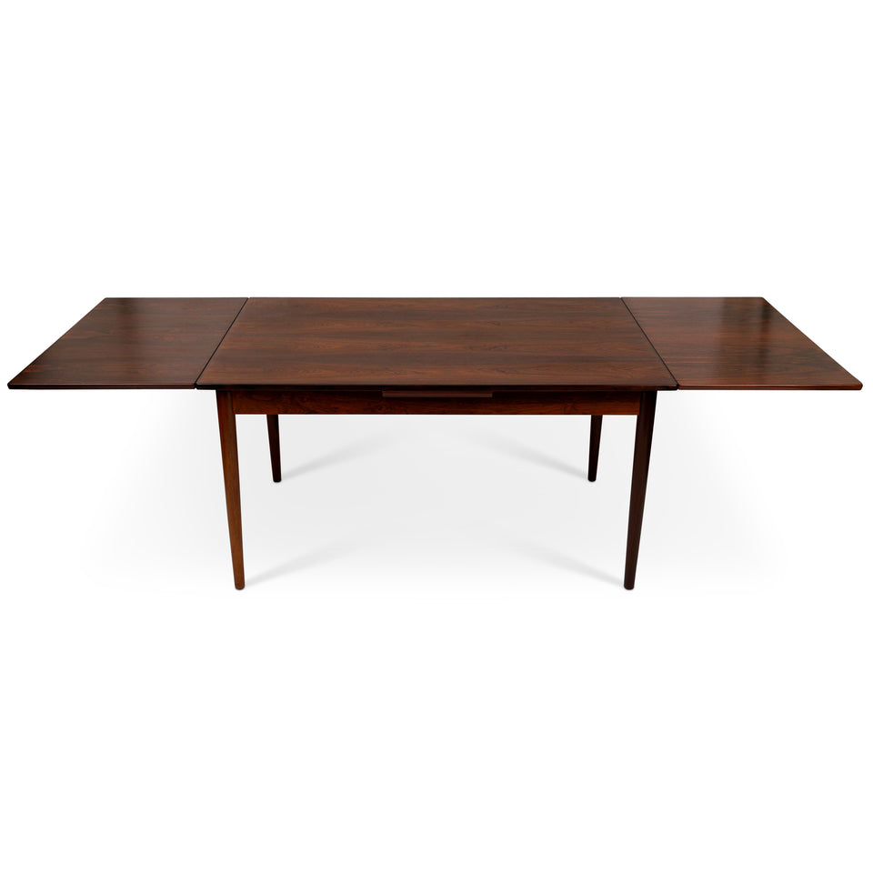 Vintage Danish Mid-Century Neils Otto Møller Rosewood Expandable Dining Table