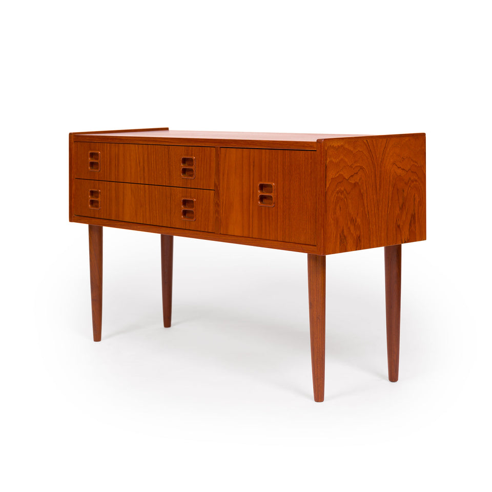 Danish Mid-Century Teak Entryway Chest 1960s