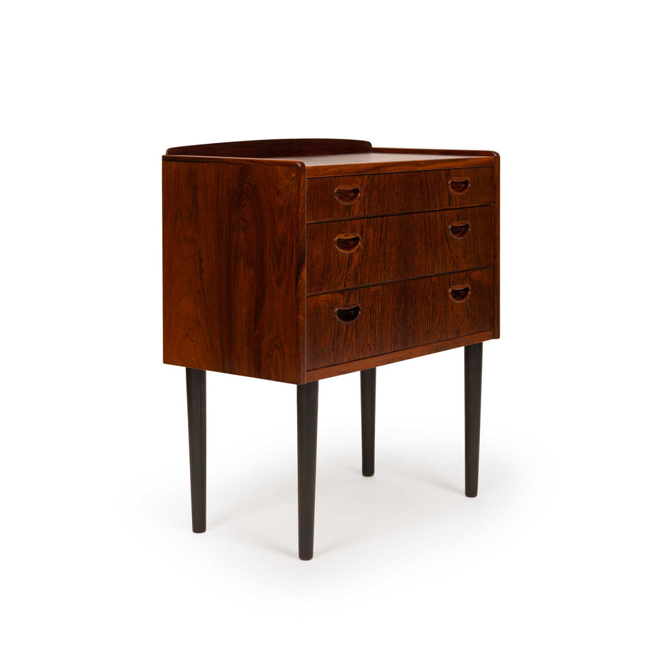 Danish Mid-Century Three-Drawer Rosewood Chest 1960s