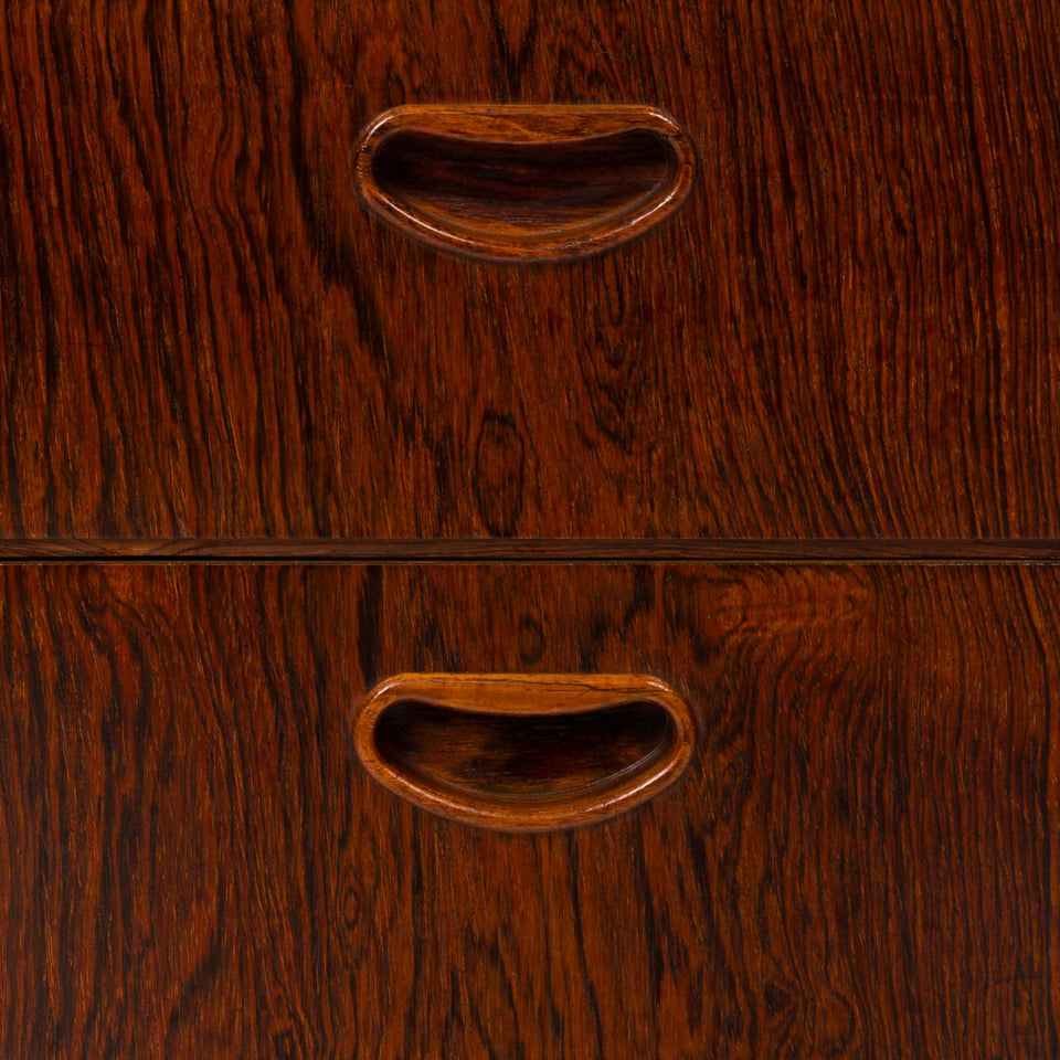 Danish Mid-Century Three-Drawer Rosewood Chest 1960s