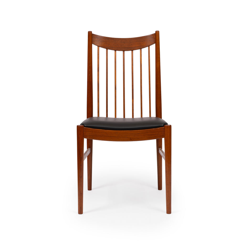 Vintage Arne Vodder Teak Dining Chairs for Sibast Model 422 Danish Mid-Century Set of 4
