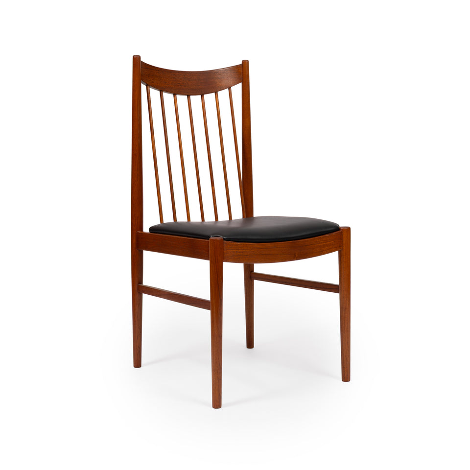 Vintage Arne Vodder Teak Dining Chairs for Sibast Model 422 Danish Mid-Century Set of 4