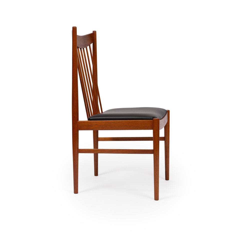 Vintage Arne Vodder Teak Dining Chairs for Sibast Model 422 Danish Mid-Century Set of 4