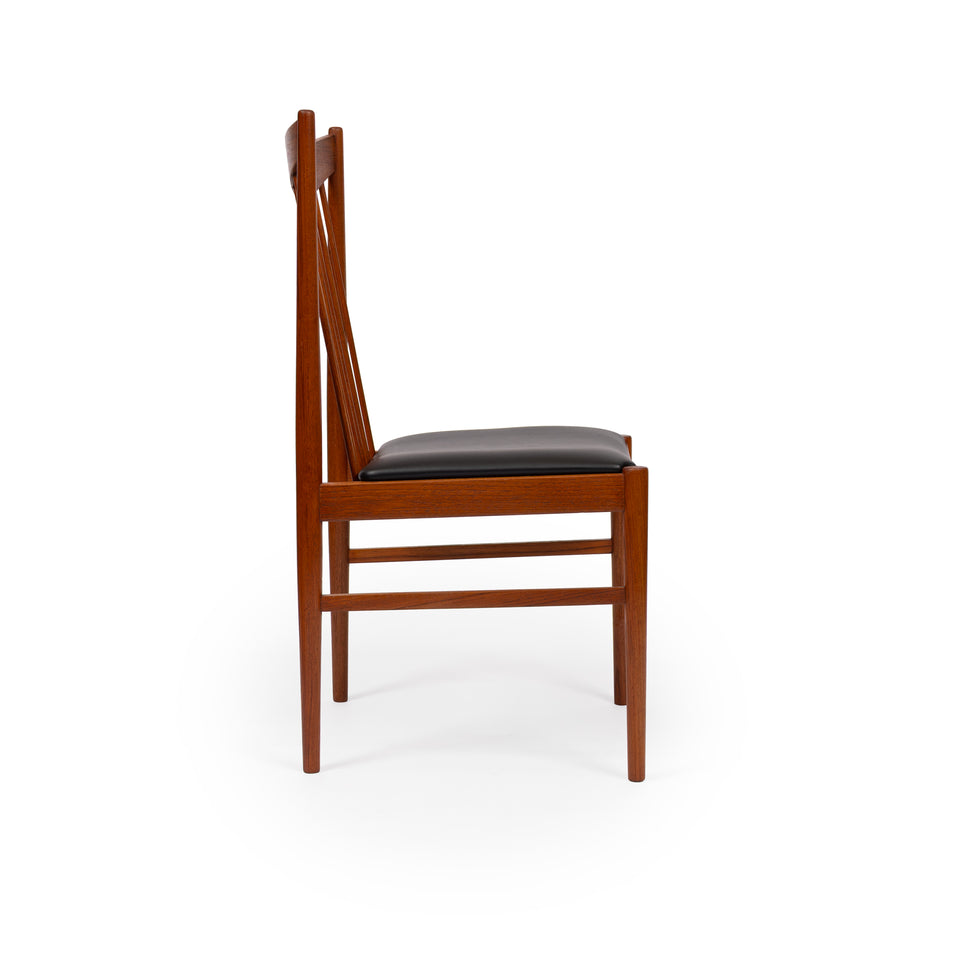 Vintage Arne Vodder Teak Dining Chairs for Sibast Model 422 Danish Mid-Century Set of 4
