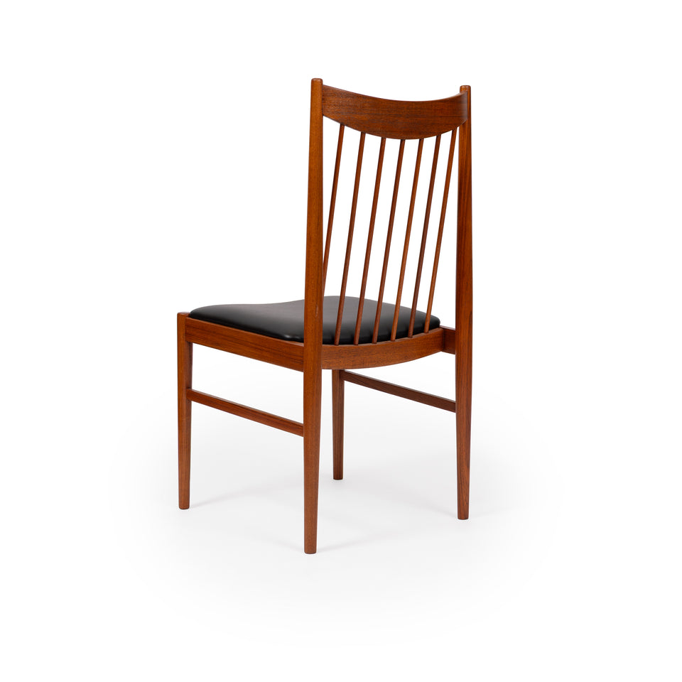 Vintage Arne Vodder Teak Dining Chairs for Sibast Model 422 Danish Mid-Century Set of 4