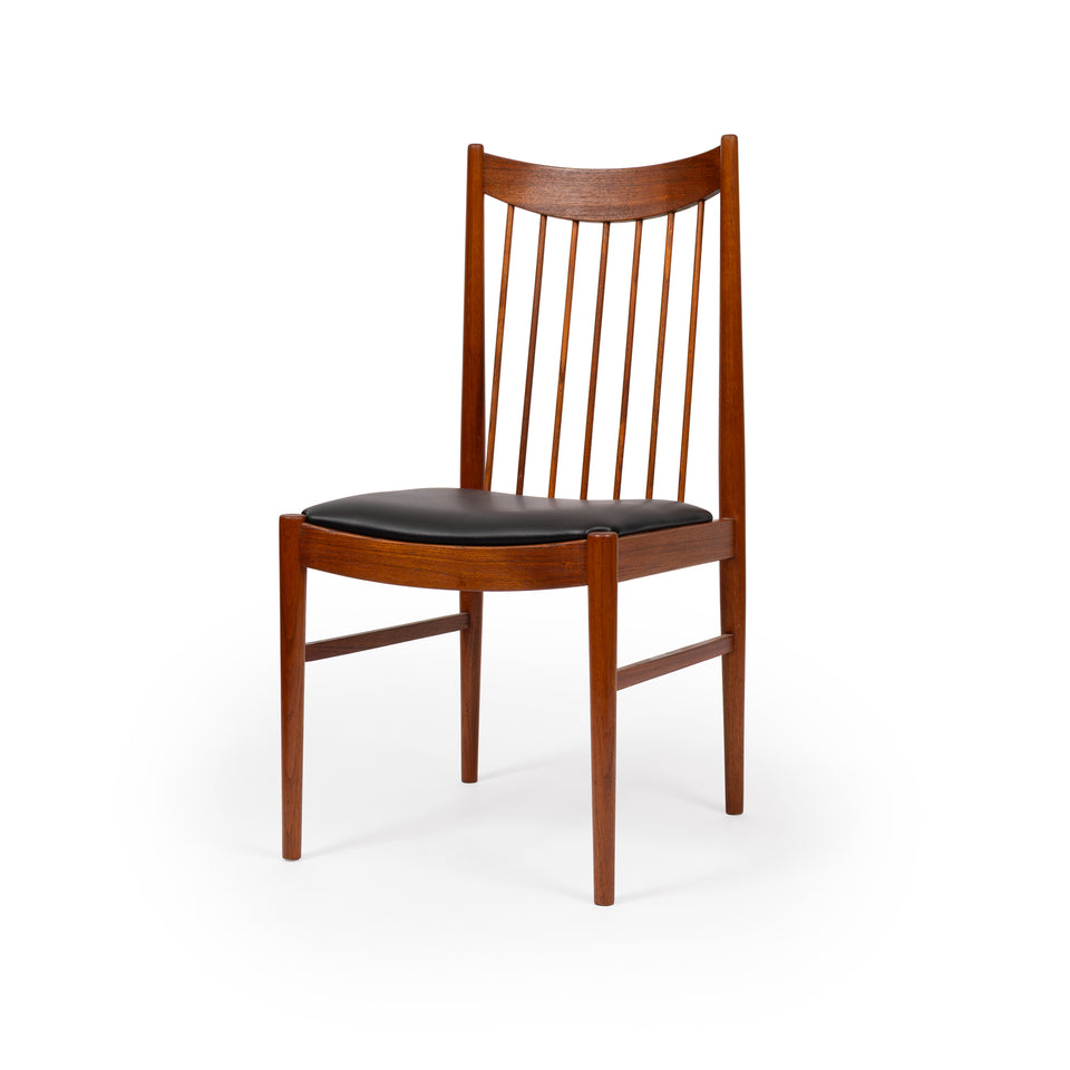 Vintage Arne Vodder Teak Dining Chairs for Sibast Model 422 Danish Mid-Century Set of 4