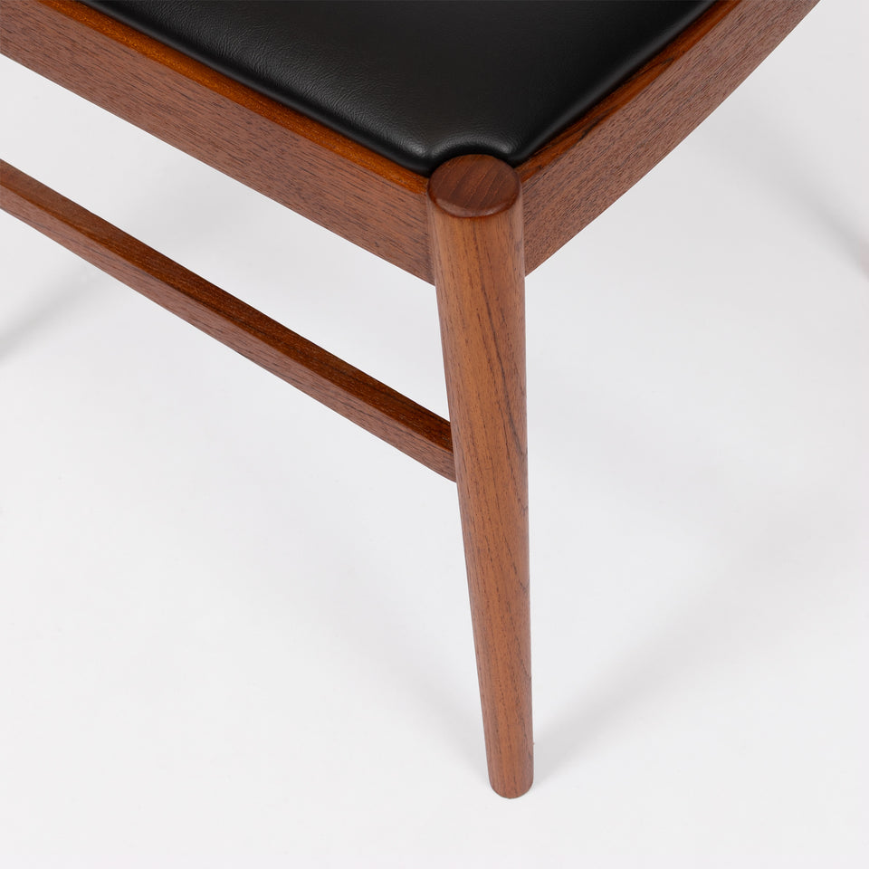Vintage Arne Vodder Teak Dining Chairs for Sibast Model 422 Danish Mid-Century Set of 4