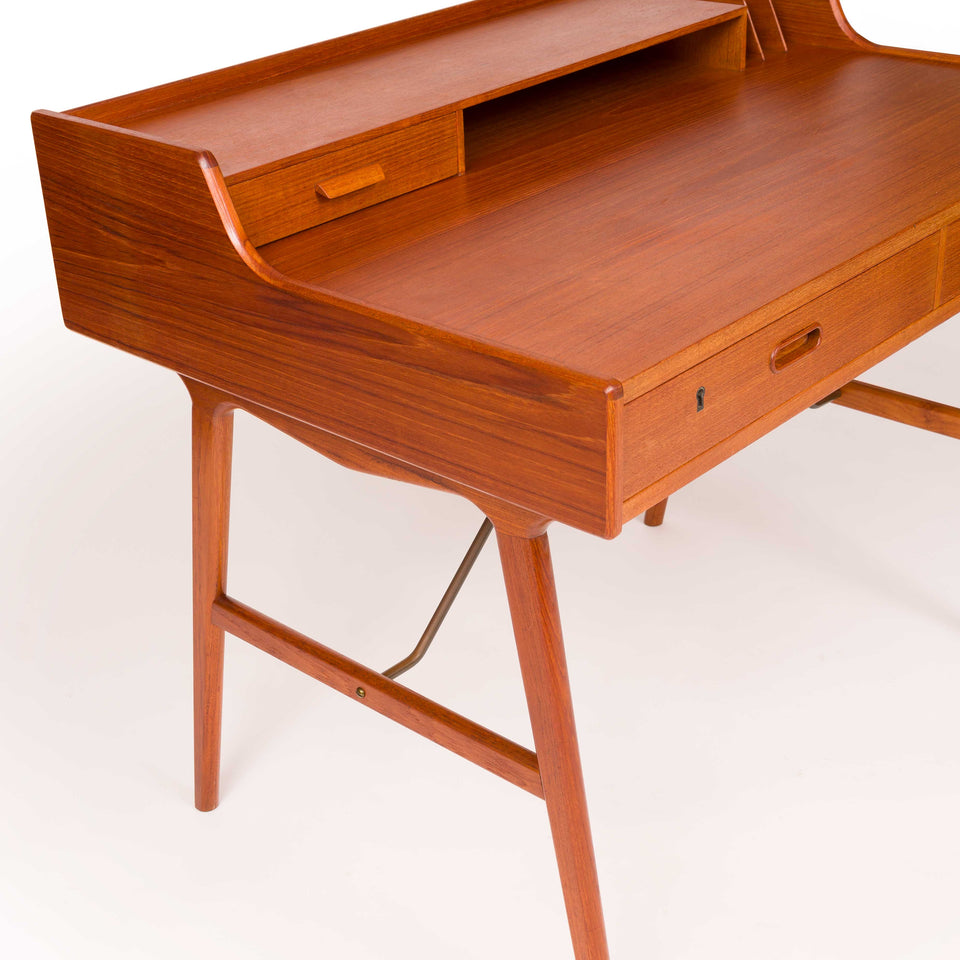 Vintage Arne Wahl Iverson Writing Desk Model 56 For Vinde Møbelfabrik