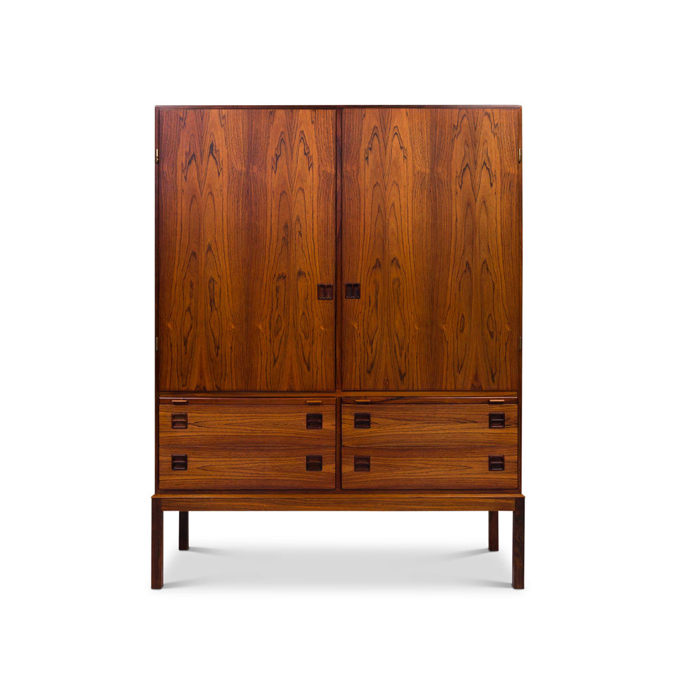 Bernhard Pedersen & Søn Vintage Rosewood Cabinet