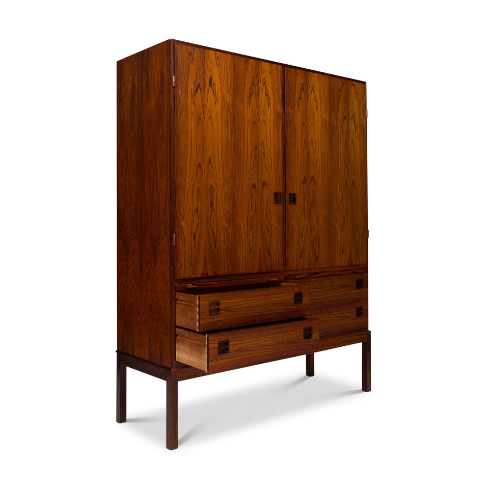 Bernhard Pedersen & Søn Vintage Rosewood Cabinet