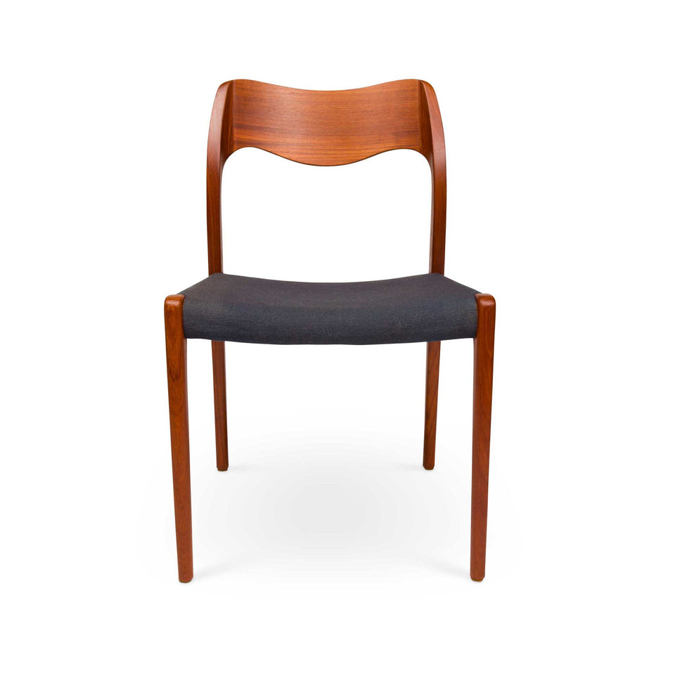Vintage Møller Model 71 Dinning Chairs—Set of Four