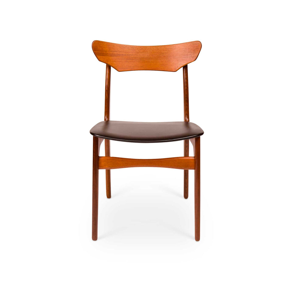 Vintage Danish Mid-Century Teak Dining Chairs by Schiønning & Elgaard
